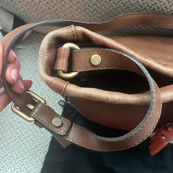 Massimo Dutti Leather crossbody bag - Picture 7 of 11